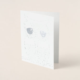 FOIL SILVER TRANSFER Owl Always Love You Greeting Card