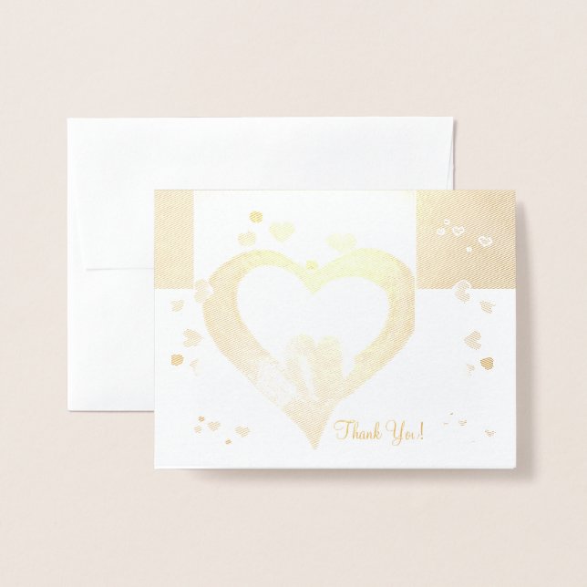 Foil Thank You Card (Front With Envelope)