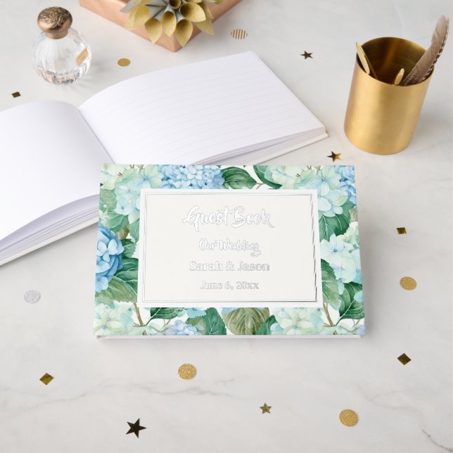 Foil Wedding Guestbook (Front Open)