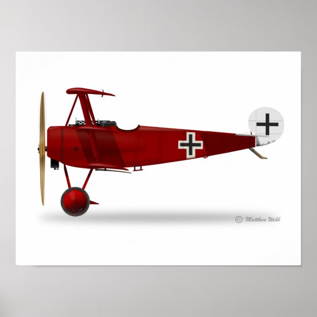 Fokker DR1 Triplane Poster (Front)