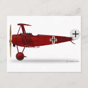 Fokker Dr 1 Triplane Postcard