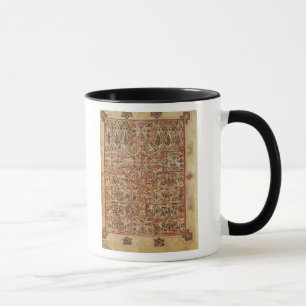 Fol.220 Carpet page, from the Lichfield Mug