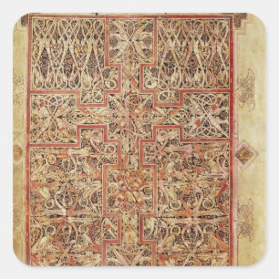 Fol.220 Carpet page, from the Lichfield Square Sticker