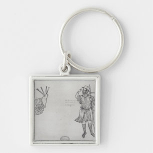 Fol.2 Snail and Hungarian soldier Key Ring