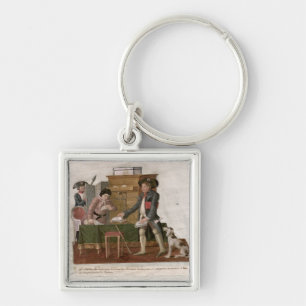 Fol.55 Country Folk and the Money Changer Key Ring