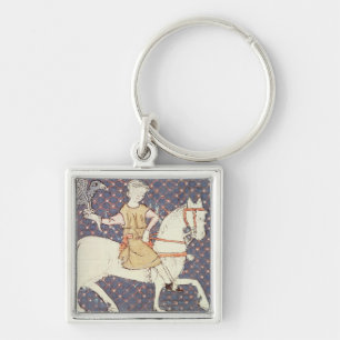 Fol.58v May: Falconry Key Ring