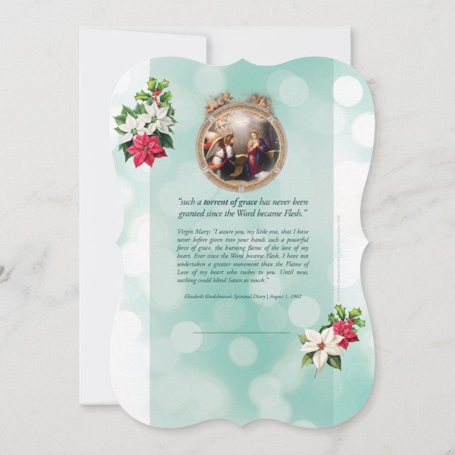 FOL "Peace & Joy" Flat Card (Back)
