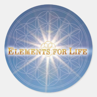 FOL Sticker, Elements For Life Classic Round Sticker