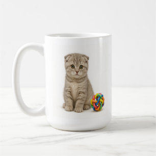 Fold Me Closer – Scottish Fold Kitten Coffee Mug