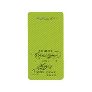 (FOLD OVER) CHRISTMAS LABELS :: lapel 2P