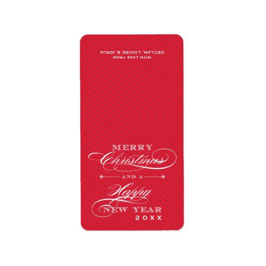 (FOLD OVER) CHRISTMAS LABELS :: lapel 7P