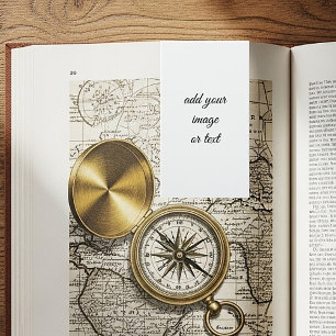 Fold over custom bookmarks not a business card
