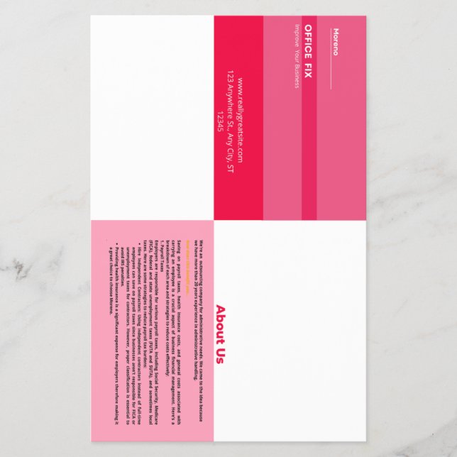 Foldable flyers (Front)