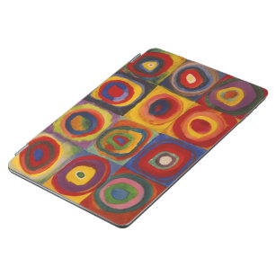 Foldable iPad Cover with Kandinsky's Squares  