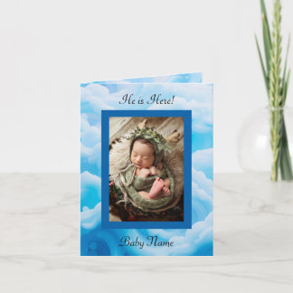 Folded Announcement Card