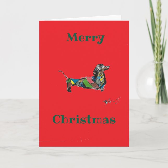 Folded Blank Christmas Card (Front)