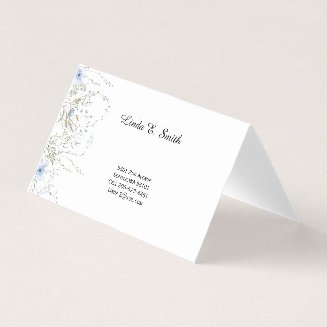 Folded Business Card (Front)