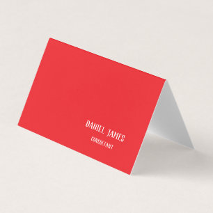 Folded Business Card