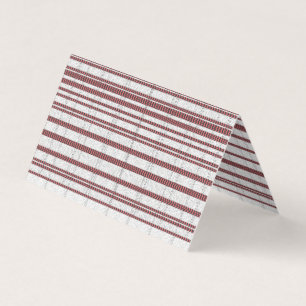 Folded Business Card
