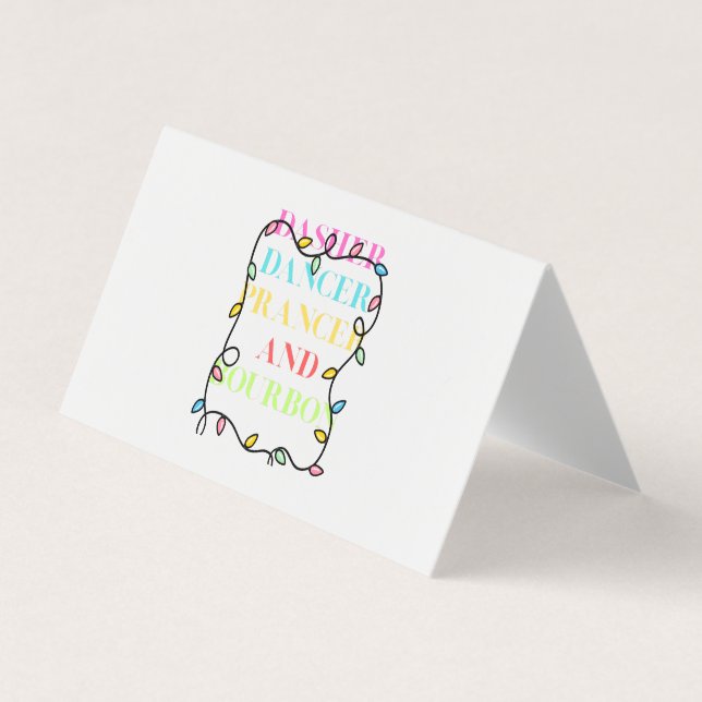 Folded Business Card (Front)