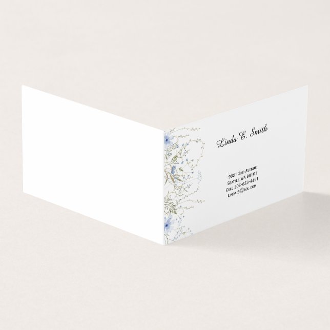 Folded Business Card (Outside)