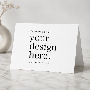 Folded Card   Design Upload 5x7 DIY Landscape Card