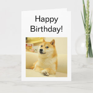 Folded Card Doge Dog Meme