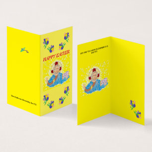 Folded Card Happy Easter