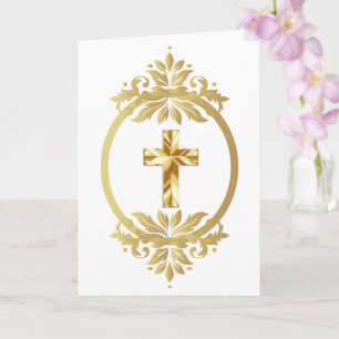Folded Condolences Greeting Card