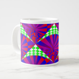 Folded Dimensions by Kenneth Yoncich Large Coffee Mug