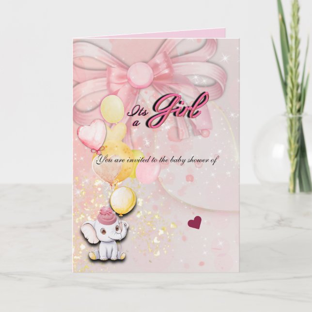 Folded Elephant Card (Front)