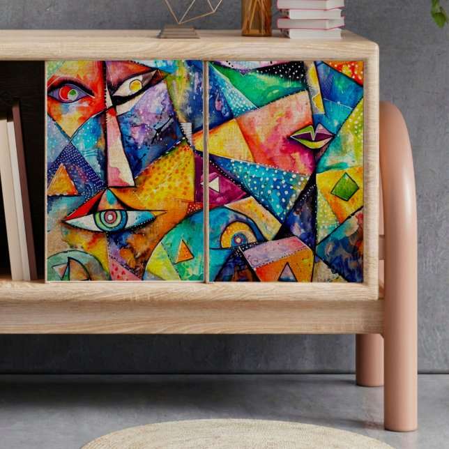 Folded Faces Decoupage Tissue Paper (Creator Uploaded)