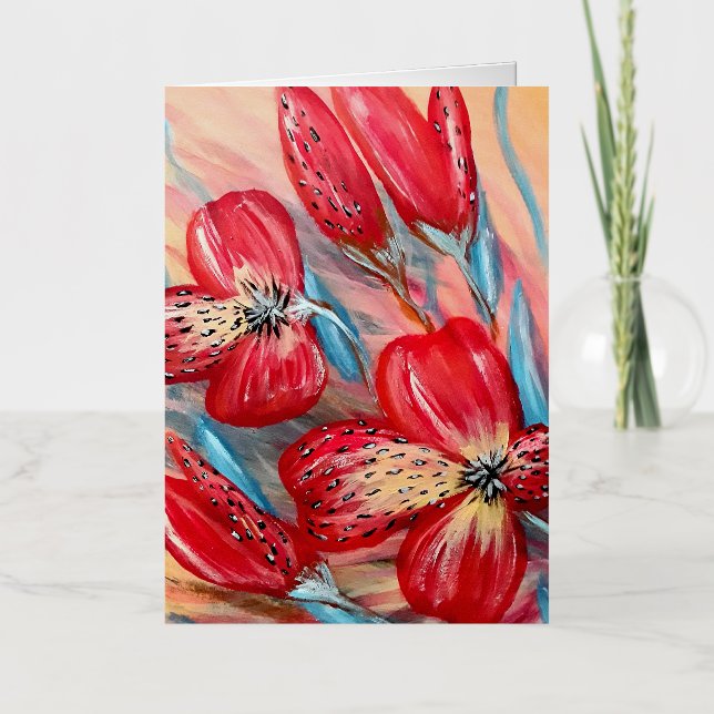 Folded Foil Greeting Card (Front)