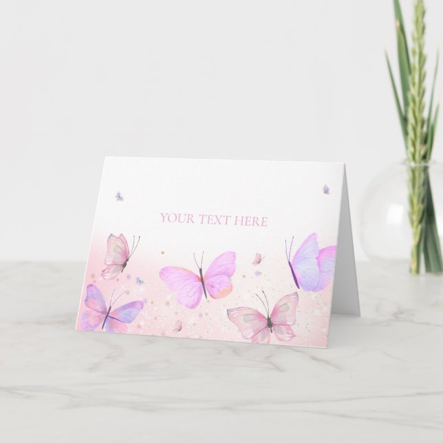 Folded Food Label Thank You Card (Front)