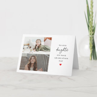 Folded Graduation Card for Daughter