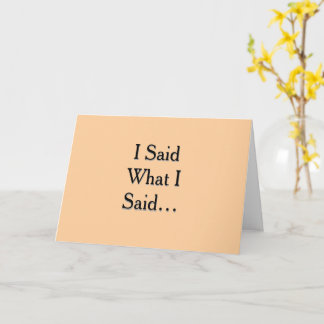 Folded Greeting Card