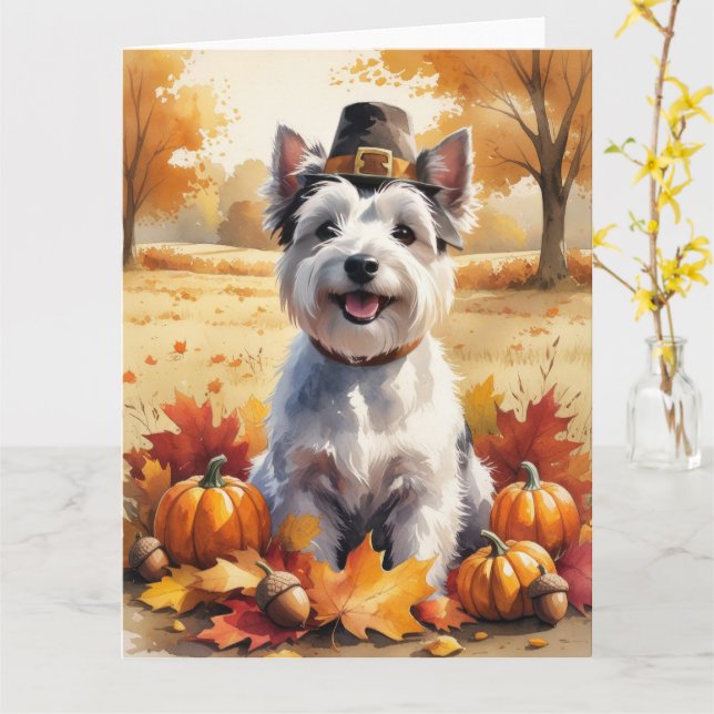 Folded Greeting Card (Yellow Flower)