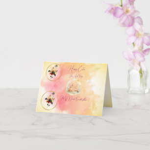 Folded greeting card