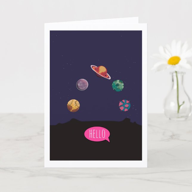 Folded Greeting Card (Small Plant)