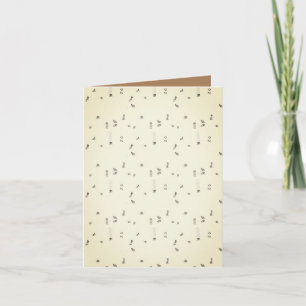 Folded Greeting Card