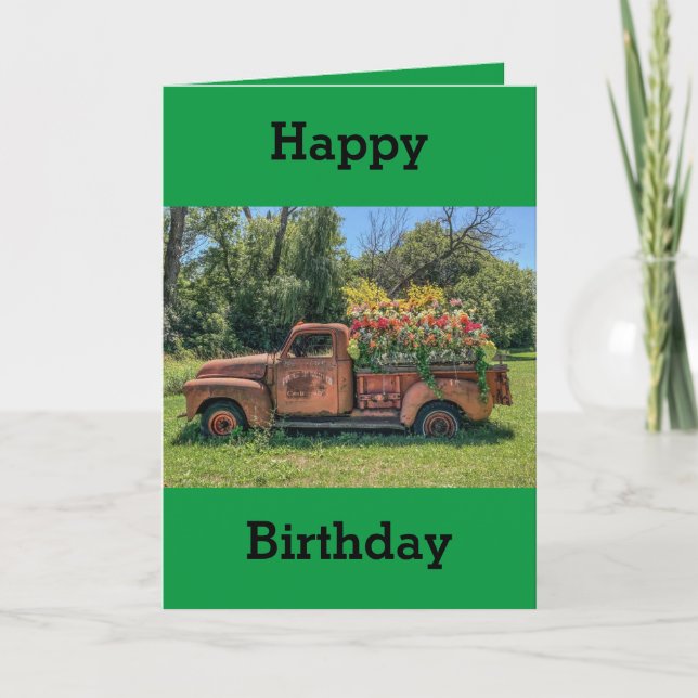 Folded Greeting Card- Birthday Card (Front)