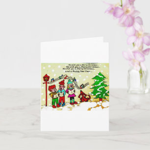 Folded Greeting Card - Christmas