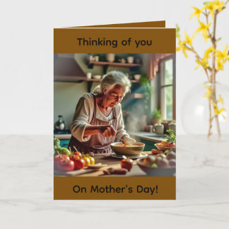 Folded Greeting Card for Mother's Day