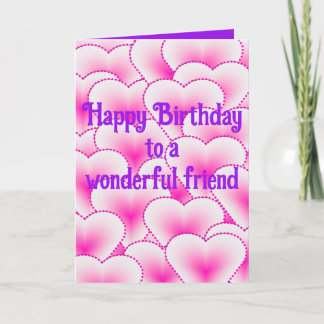 Folded Greeting Card (Happy Birthday)