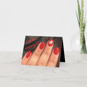 Folded Greeting Card: Happy birthday, silver Card