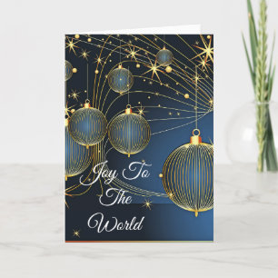 Folded Greeting Card Joy to the world