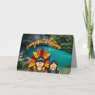Folded Greeting Card Of A Couple