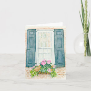 Folded greeting card with original artwork