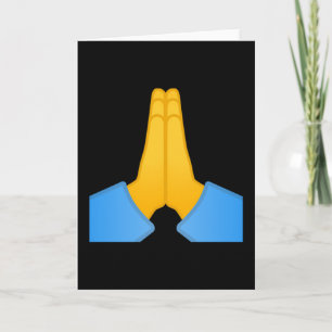 Folded Hands Emoji Card