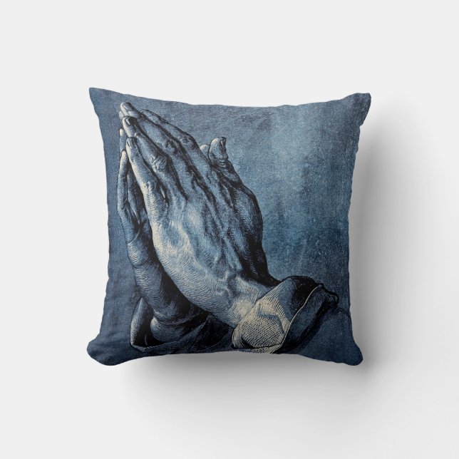 Folded Hands Prayer - Durer Cushion (Front)